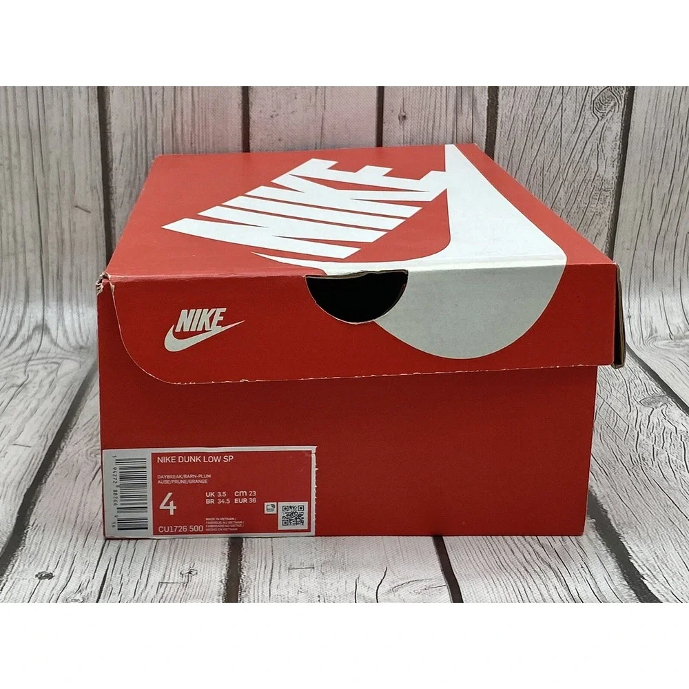 Nike Dunk Low Retro Vol 1‎ SP Plum Size 4 CU1726‑500